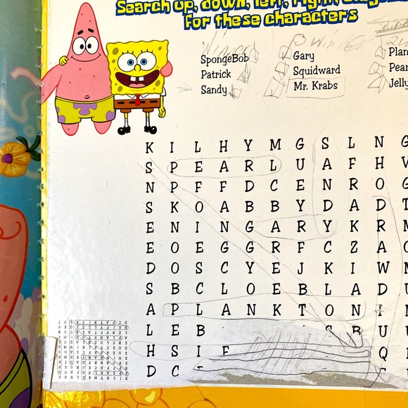 SPONGEBOB SQUAREPANTS NICK JR VINTAGE BUNDLE CUDDLE PLUSH & 5 SPONGEBOB BOOKS - Picture 15 of 15